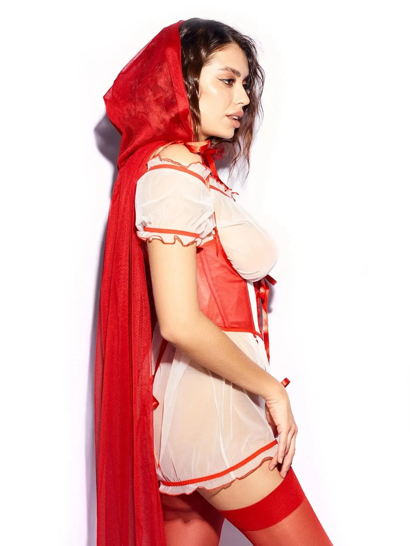 ROLE-PLAYING LINGERIE SET RED RIDING HOOD