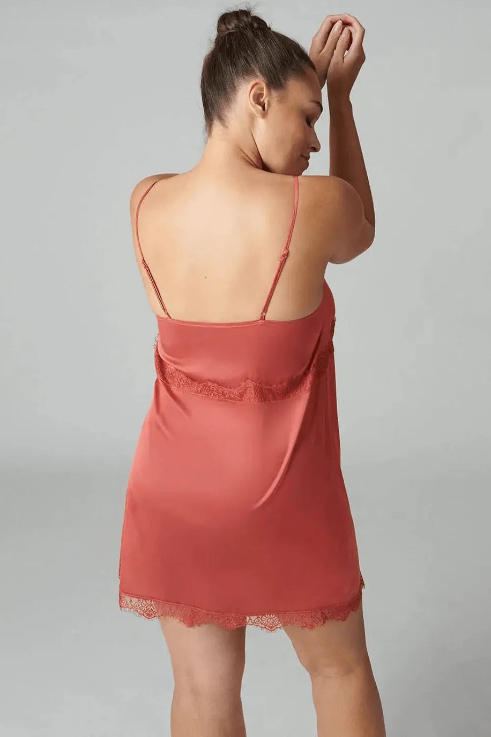 Satin Secrets Nightdress Quartz Pink