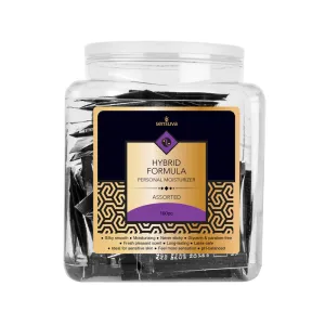Sensuva Hybrid Personal Moisturizer Assorted 100-Piece Tub