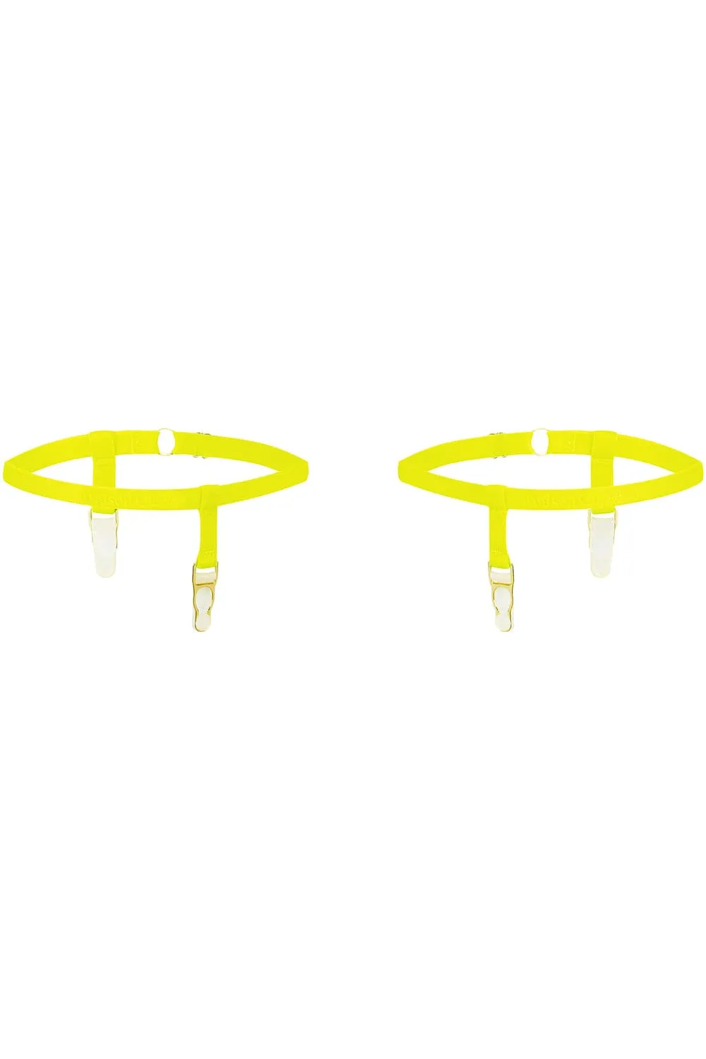 Signature Leg Garters Yellow