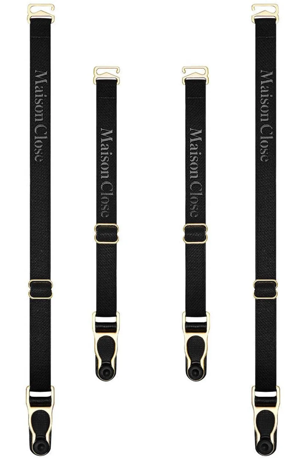 Signature Suspender Straps Black/Gold