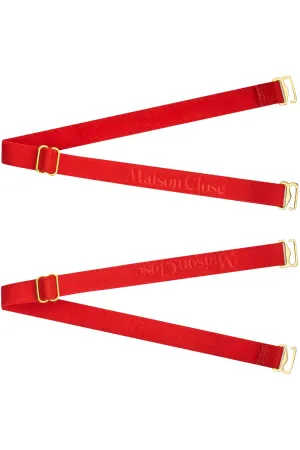 Signature Thong Straps Red