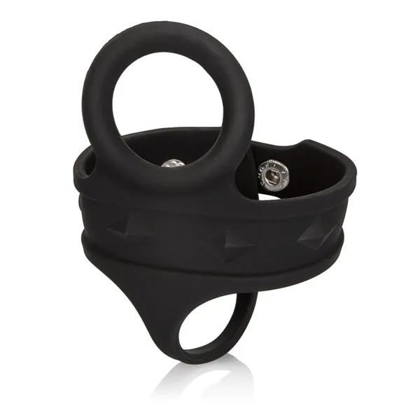 Silicone Tri Snap Ball Spreader - Black