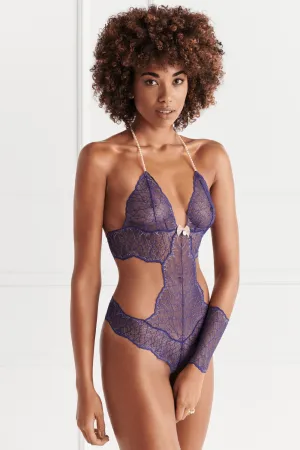 Sydney Double Pearl Body Blue. Size L
