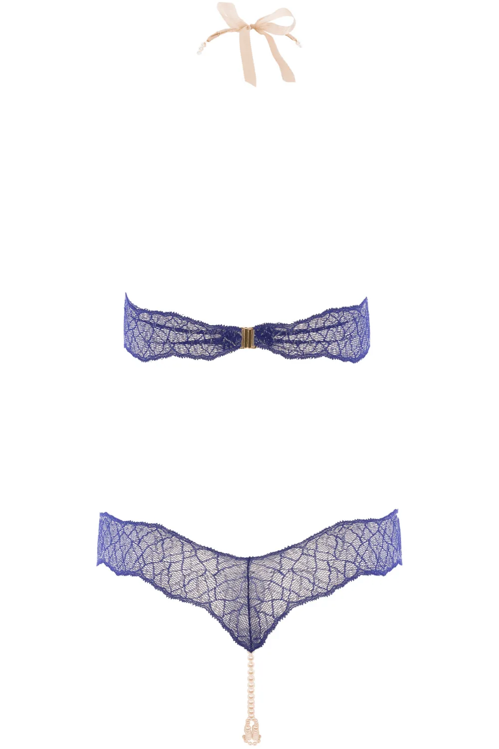 Sydney Double Pearl Body Blue. Size L