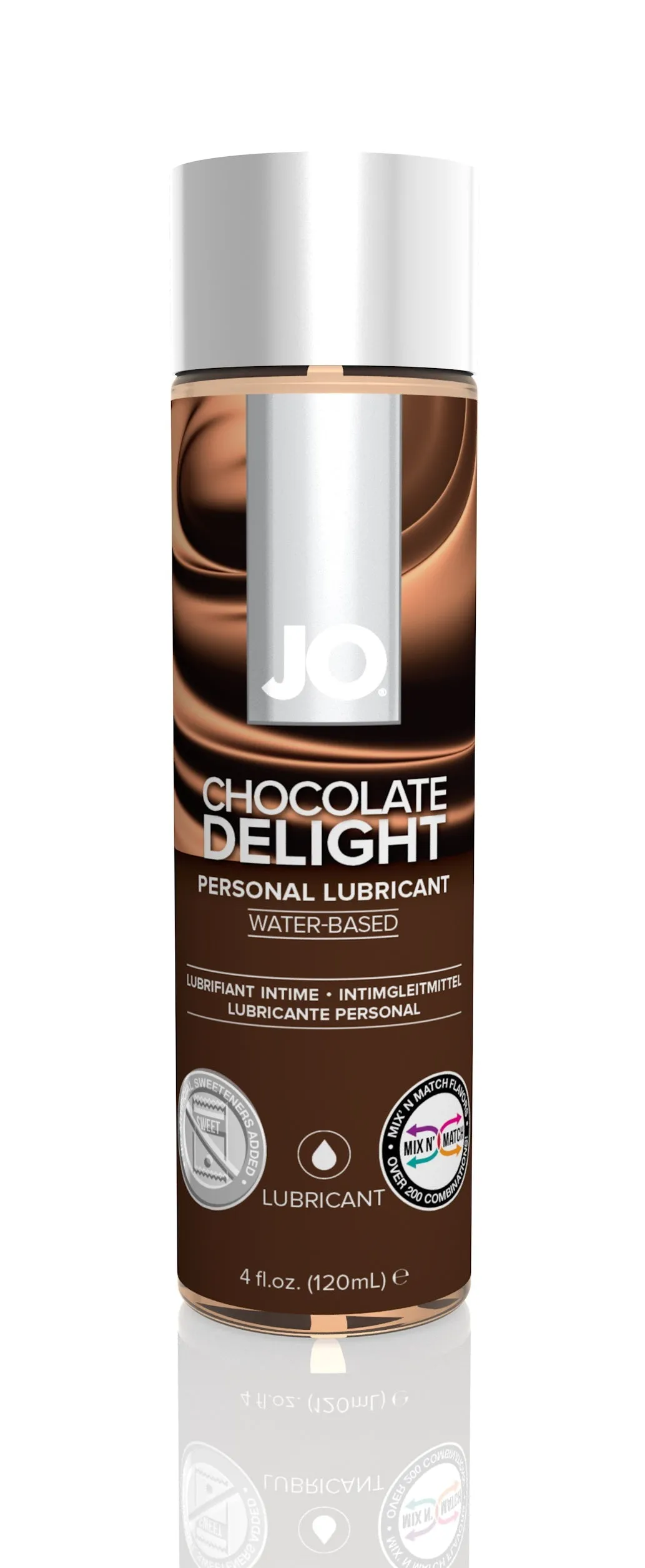 System JO H2O Flavored Chocolate Delight Personal Lubricant Oral Sex Lube 120ml
