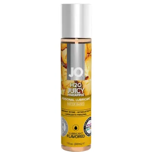 System JO H2O Flavored Juicy Pineapple Personal Lubricant Oral Sex Lube 30ml