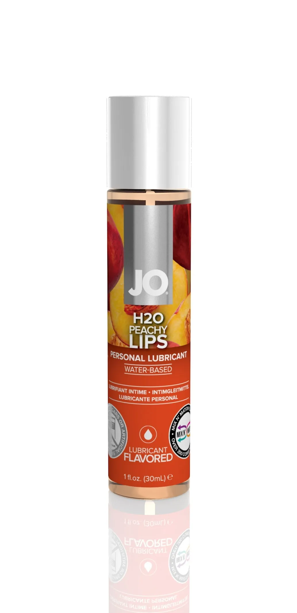 System JO H2O Flavored Peachy Lips Personal Lubricant Oral Sex Lube 30ml