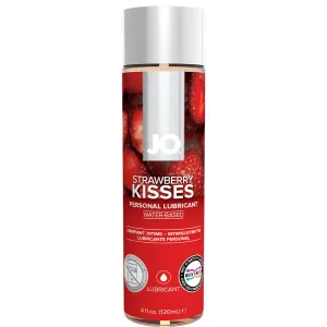 System JO H2O Flavored Strawberry Kiss Personal Lubricant Oral Sex Lube 120ml