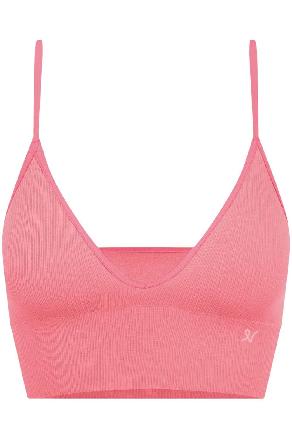 Tencel™ Seamless Bralette in Rose Pink. Size XS (UK 6-8)