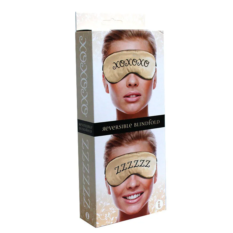 The 9s XOXO/ZZZ Satin Blindfold