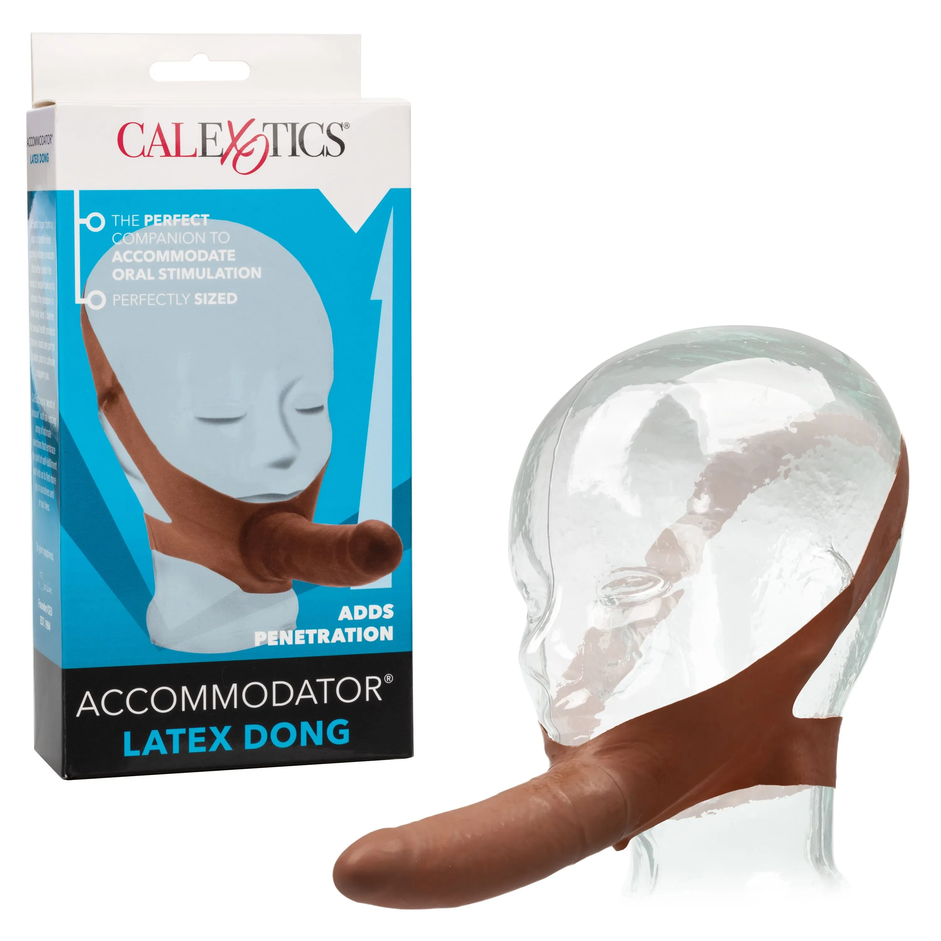 The Original Accommodator Latex Dong - Brown