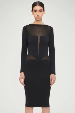 Venus Long Sleeve Midi Dress. Size S