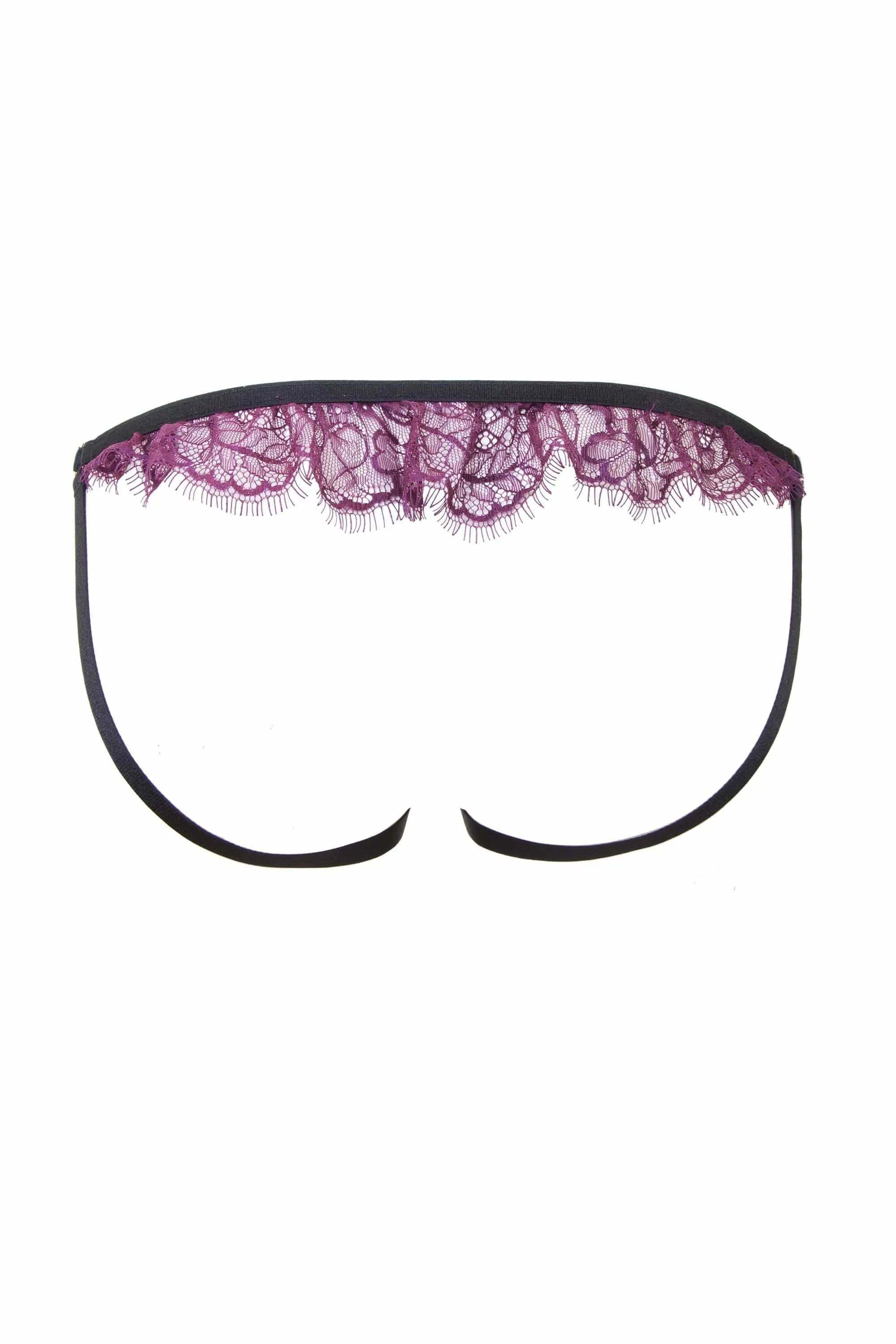 Venus Wine Lace Open Brief