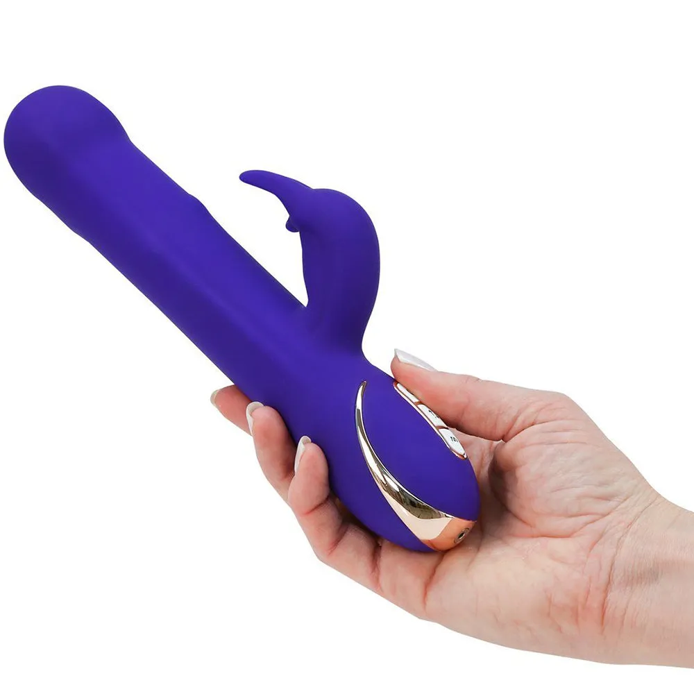 Vibe Couture Rabbit Tres Chic G Spot Rotating Beads Vibrator USB Sex Toy Purple