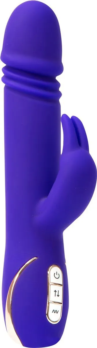 Vibe Couture SKATER Thrusting Telescopic G Spot Rabbit Vibrator USB Sex Toy