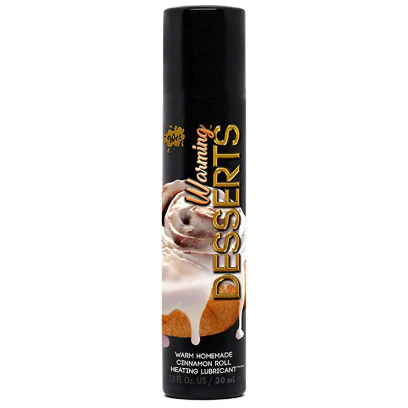 WET Warming Desserts Warm Homemade Cinnamon Roll 1.0 fl. oz/ 30ml
