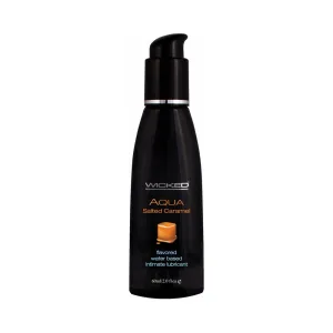 Wicked Aqua Salted Caramel Lube 2oz
