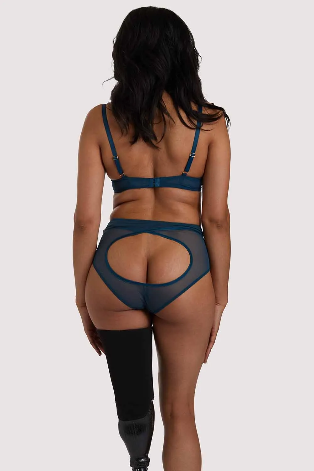 x PP Firenza Strappy Teal Bra