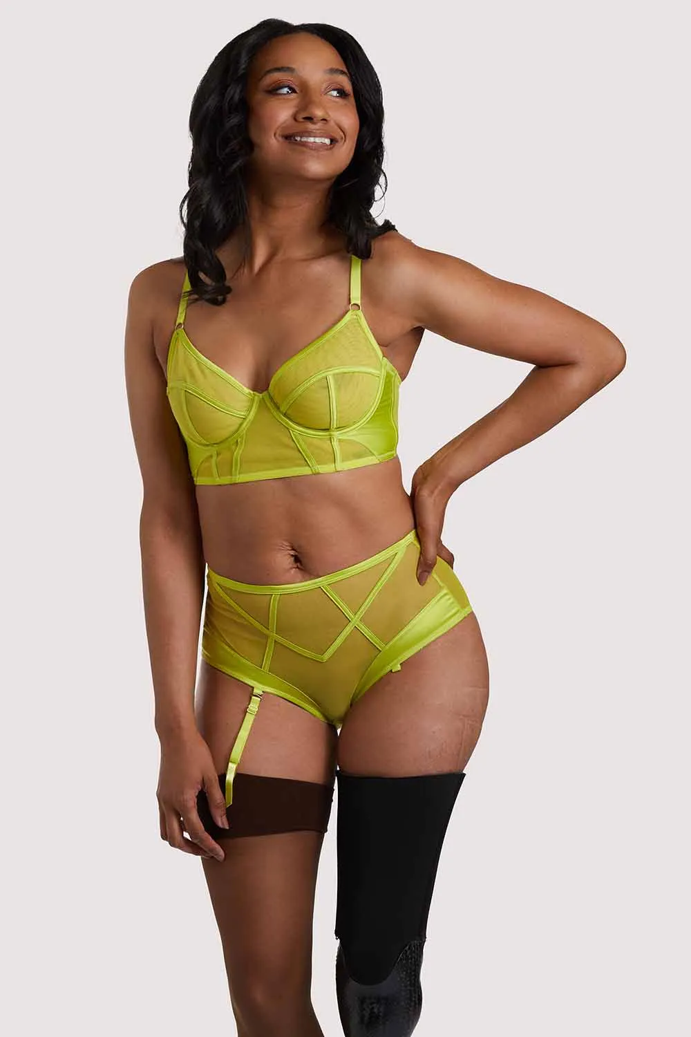 x PP Nahli Longline Lime Bra