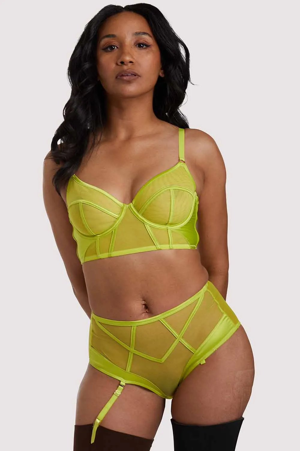 x PP Nahli Longline Lime Bra